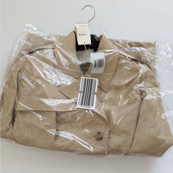 NWT Mango Cotton Classic Trench Coat - Picture 6 of 6